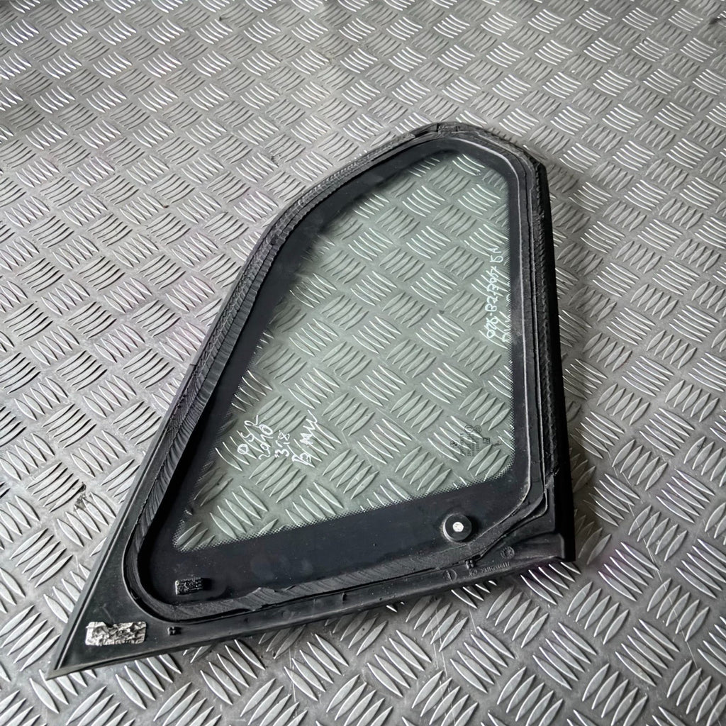 BMW 3 Series E90 318 Rear Left NSR Quarter Window Glass Fixed Door Saloon 04-11
