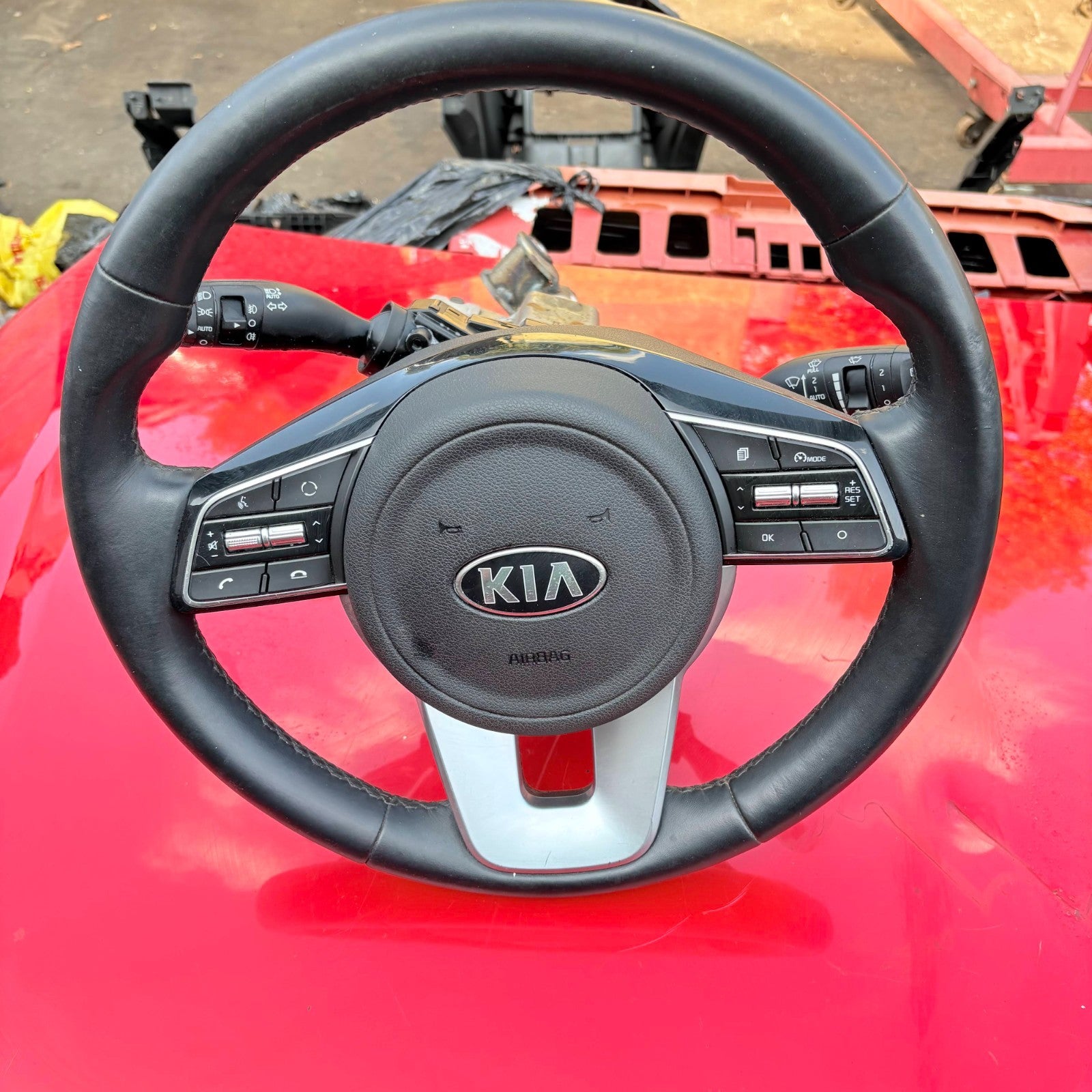KIA SPORTAGE QL MK4 FACELIFT LATE 2018-2021 STEERING COLUMN WHEEL 93404D9962