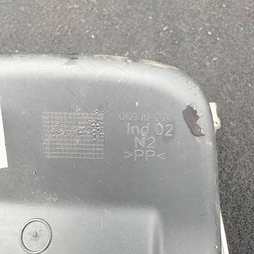 FORD FIESTA 2011 HEATER DIALS CONTROLS SURROUND TRIM SILVER 8A61-18D422-BGW