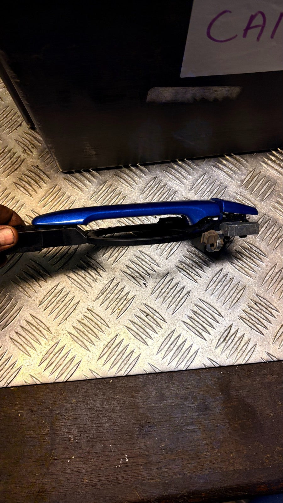 Mitsubishi Lancer CJ/CY 2008-2017 Rear Right Exterior Door Handle Blue O/SR