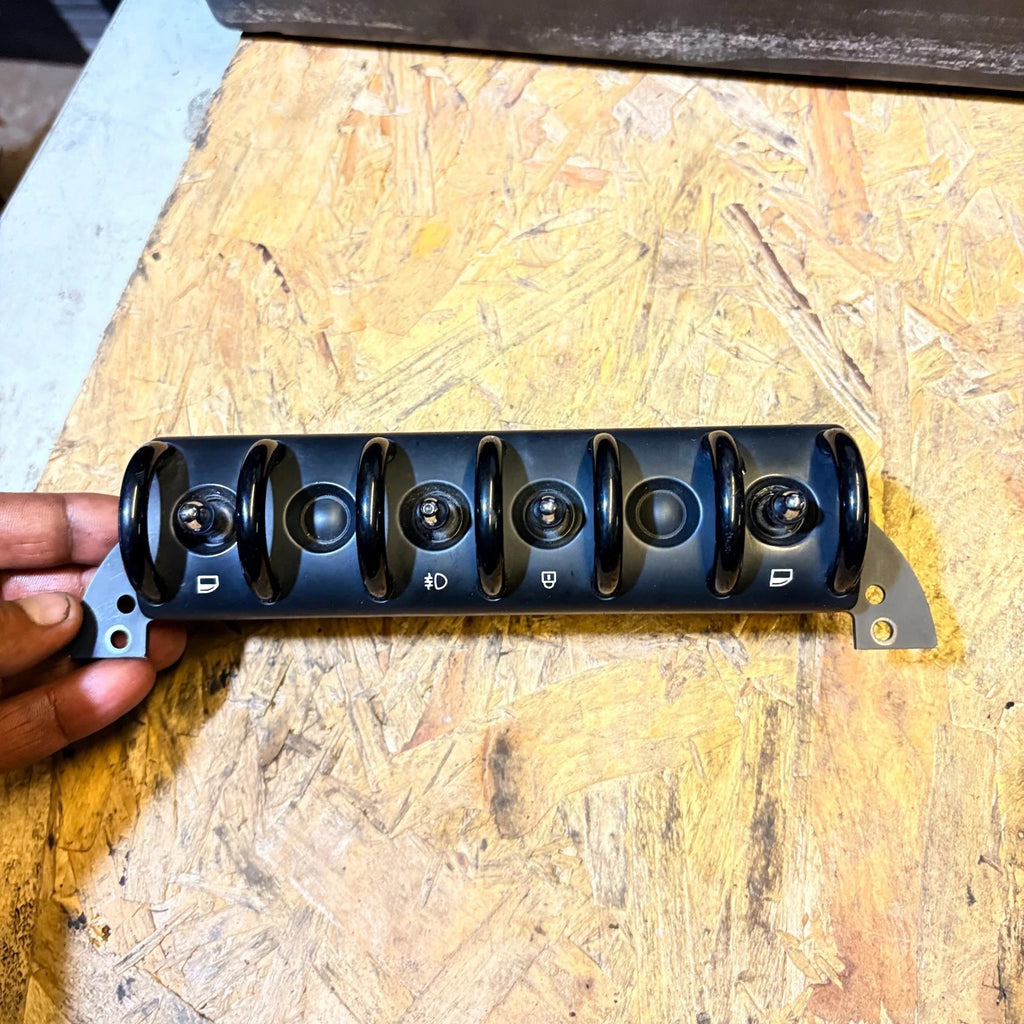 2001-2006 MINI One R50 Centre Console Switch Pack Window Lock Fog 61316917983