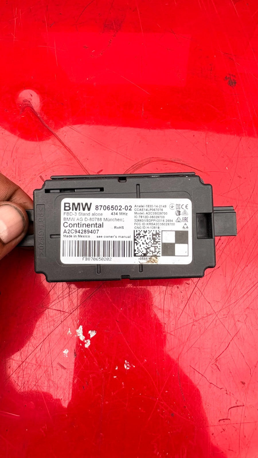 BMW 2019-2024 118i F40 KEYLESS RADIO REMOTE CONTROL 8706502 02