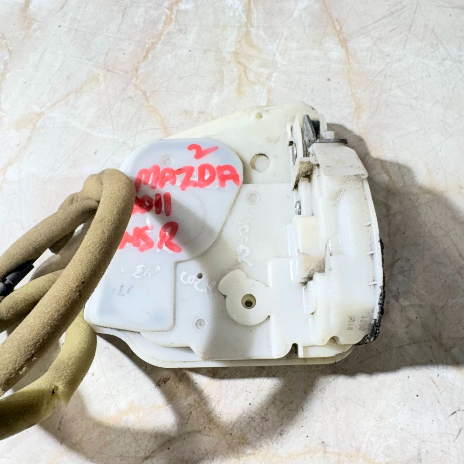 2011 MAZDA 2 PASSENGER REAR LEFT DOOR LOCK