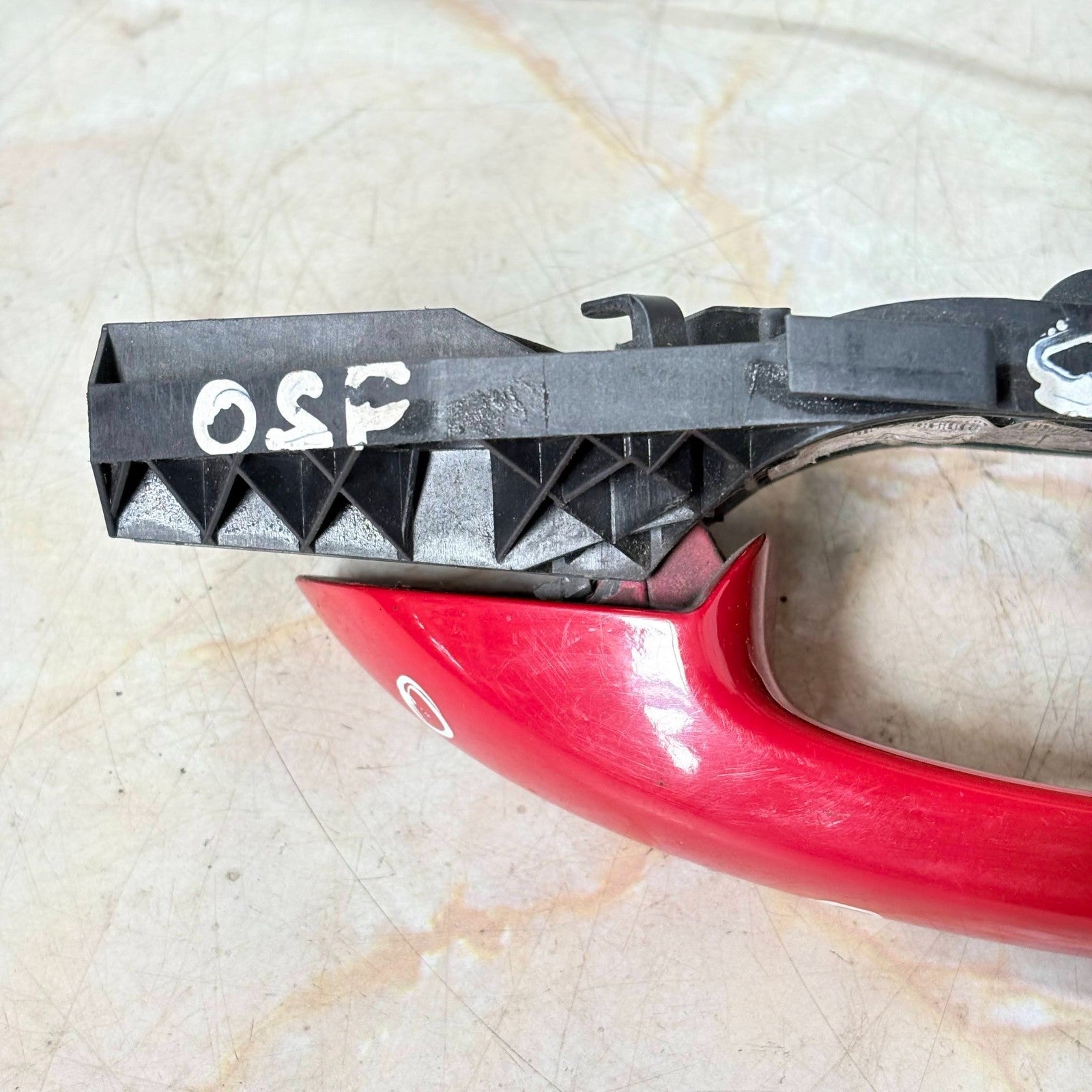 VW Scirocco Mk3 2008-2017 OSF Right Front Exterior Door Handle Red 1K8837206F