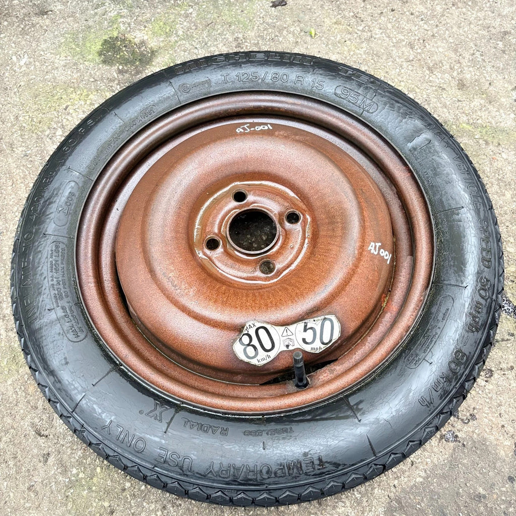 Rover 600 800 Series 15" Space Saver Spare Wheel 5x114.3&Michelin Tex T125/80R15