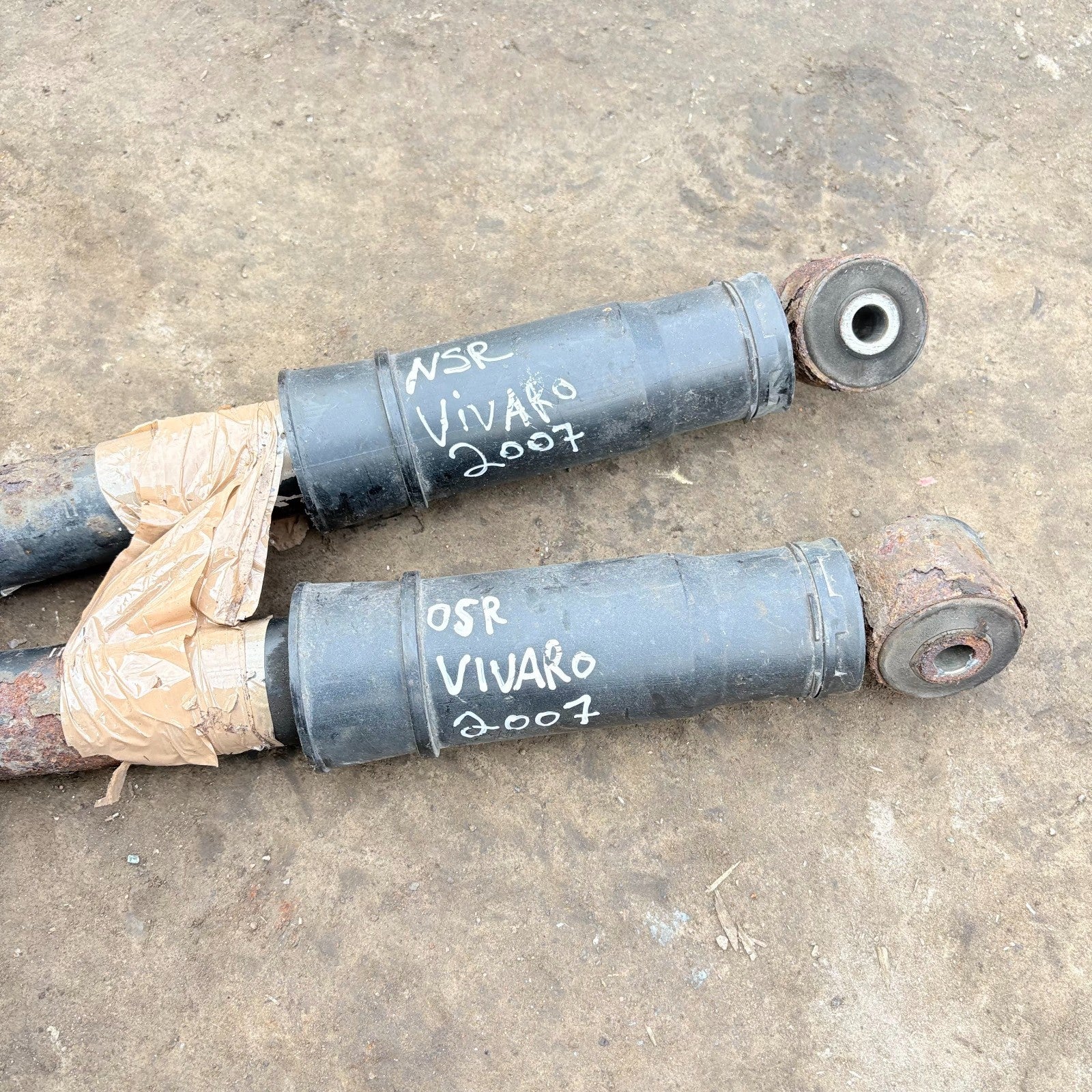 Vauxhall Vivaro A 2007-2014 Rear Shock Absorbers Pair NSR OSR Suspension Dampers