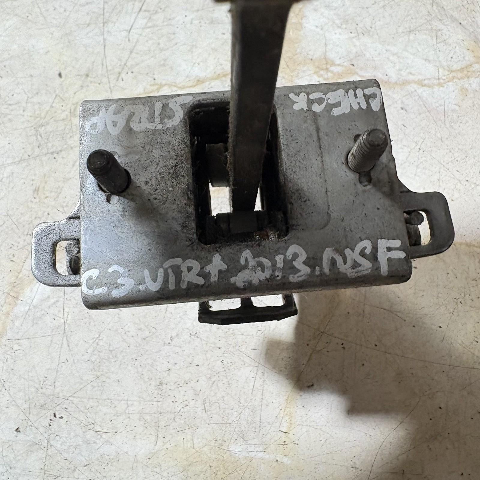 2013 CITROEN C3 Mk2 Left Front Passenger Side Check Strap