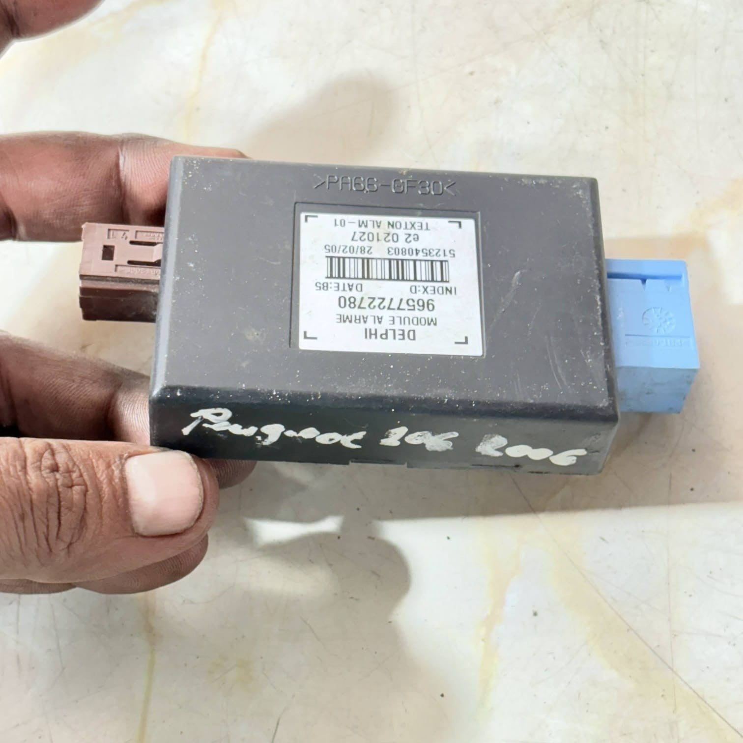 PEUGEOT 106 CC ALARM CONTROL UNIT 9657722780 MODULE 00-07