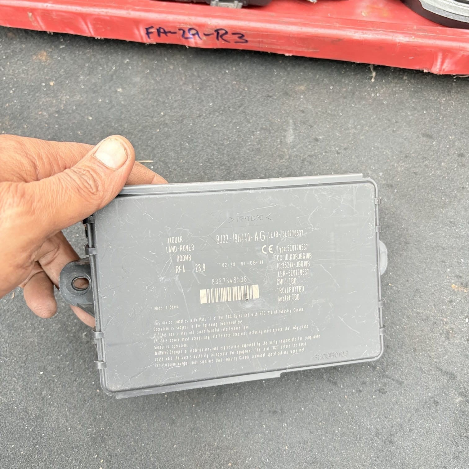 Discovery 4 Body Control Module Keyless BJ32-19H440-AG Land Rover 2011