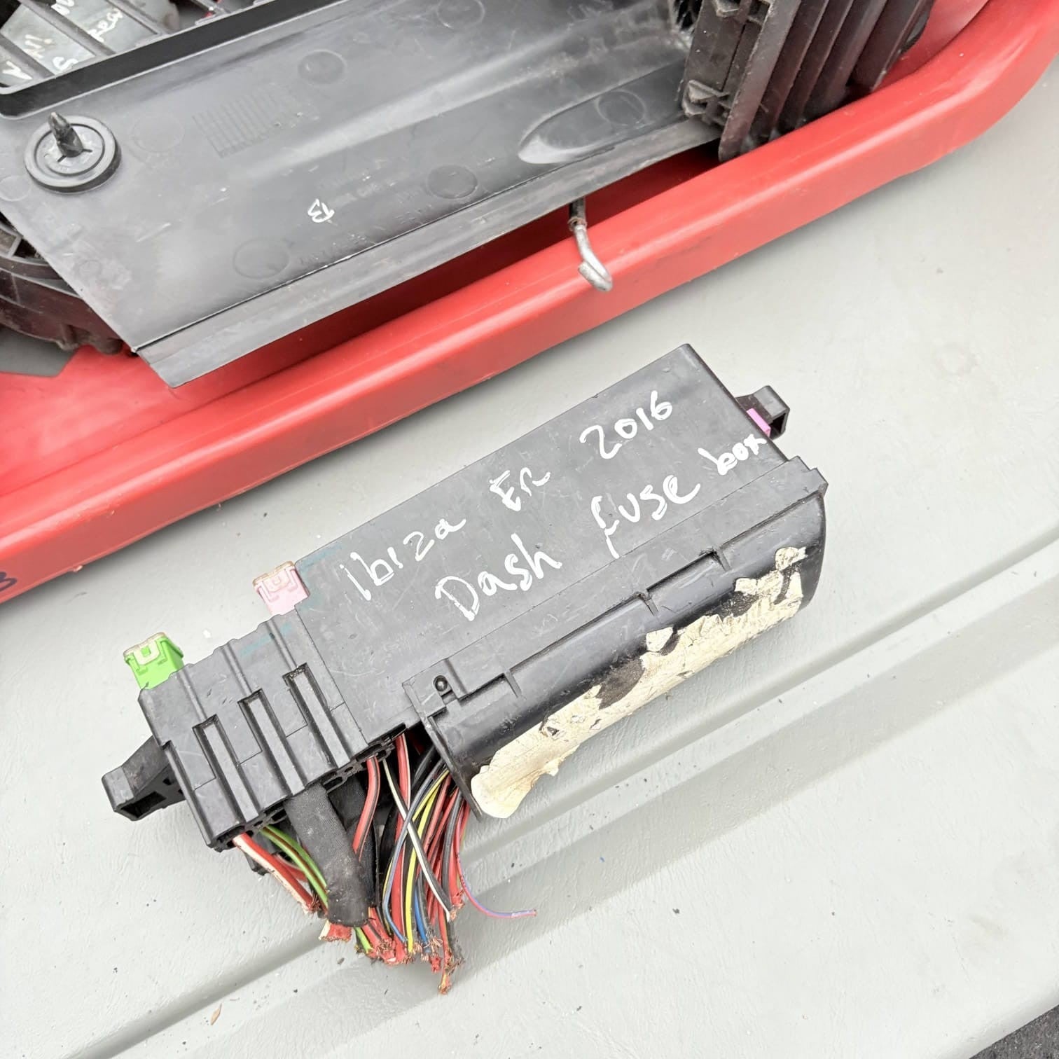 SEAT Ibiza FR 2016 Dashboard Fuse Box Interior Fuse Panel Wiring Loom RHD