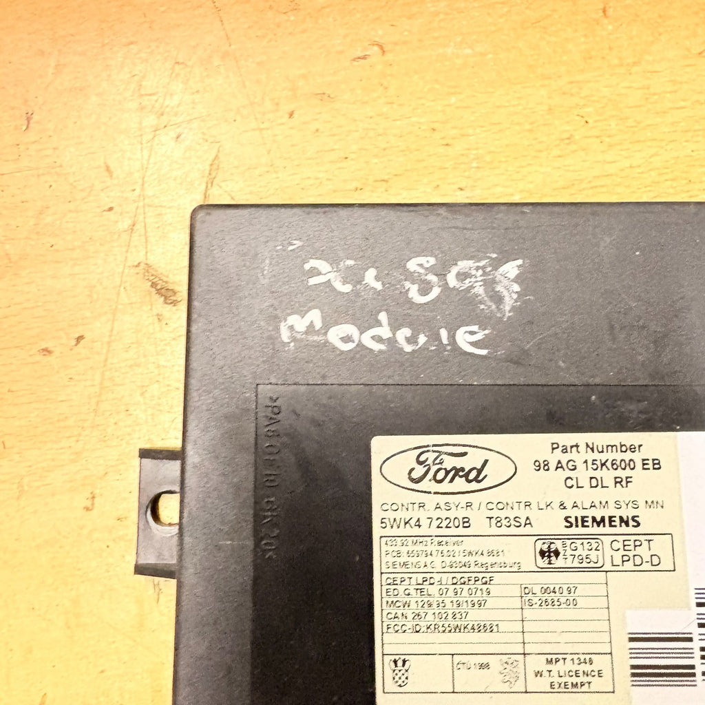 FORD FOCUS CONTROL ASY LOCK AND ALARM ECU 98AG15K600EB