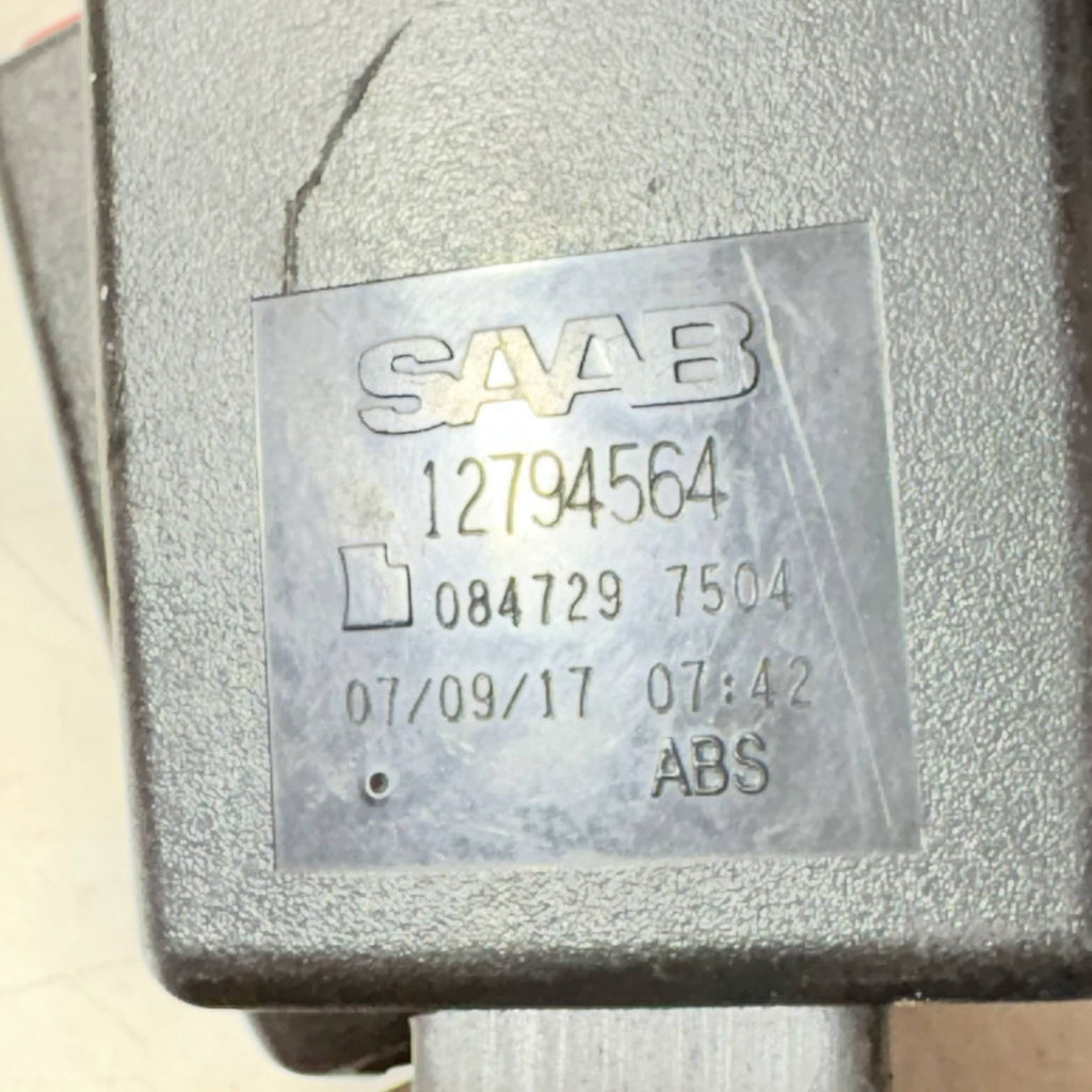 Saab 93 9-3 From 2017 O/S and Centre Rear Seats Safety Belt Buckles 12794564