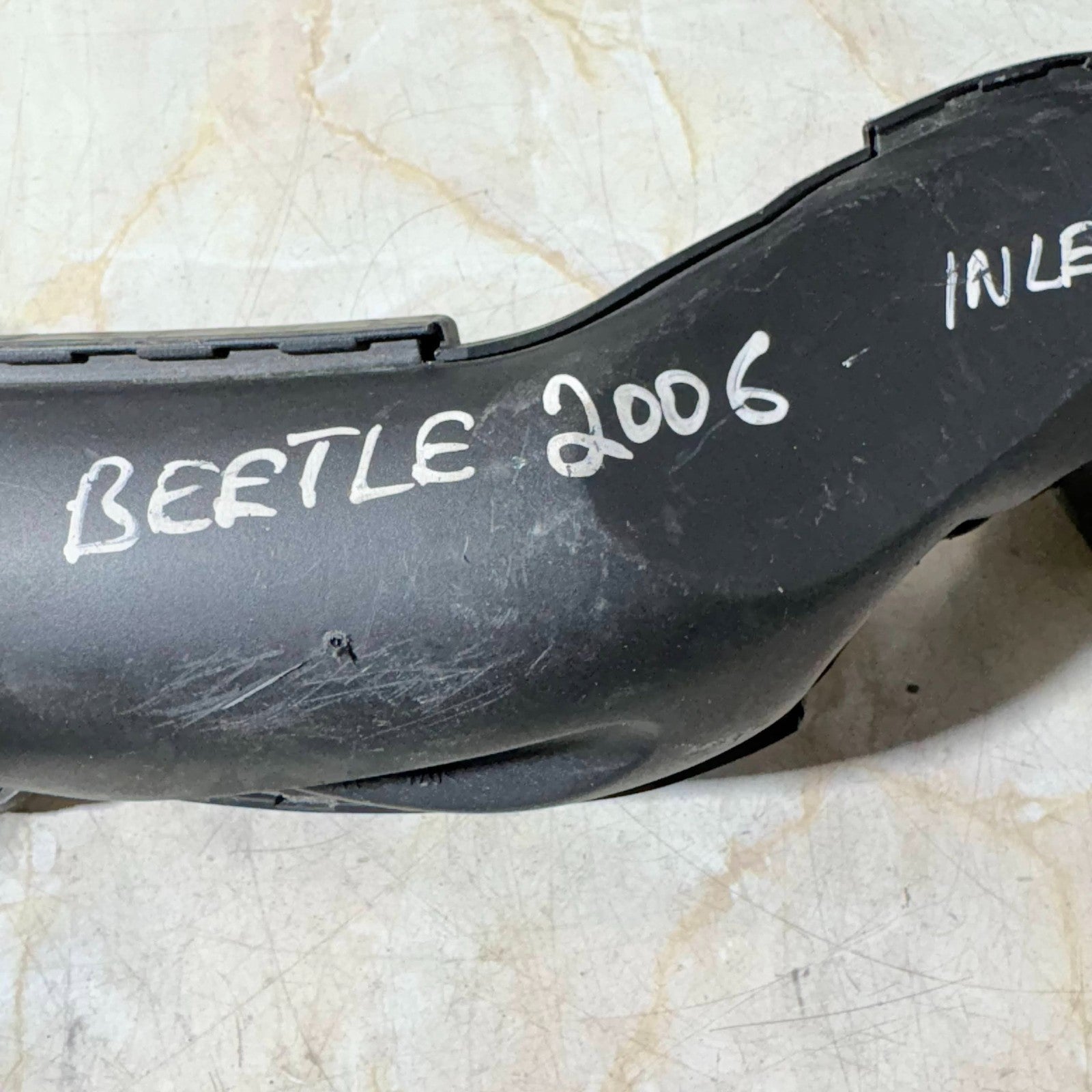 Volkswagen BEETLE 9C Air Intake Manifold Pipe 1C0129609B 2006