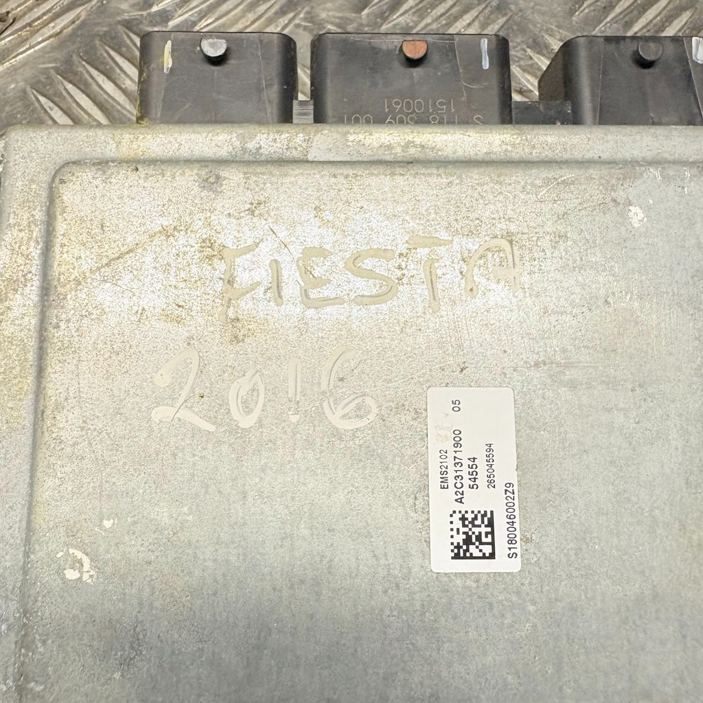 2009 Ford Fiesta Engine Control Module Unit 1.25 Petrol 60kW (82HP) A2C31371900