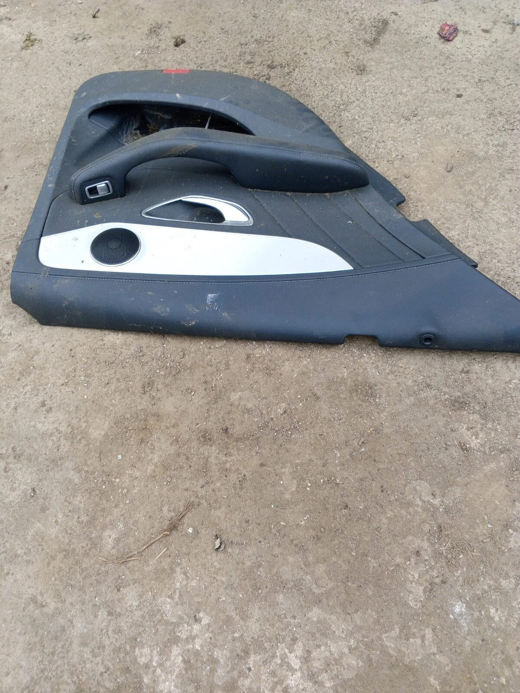 Mercedes C-Class W205 2014-2021 Rear Left Interior Door Card Panel Black Leather
