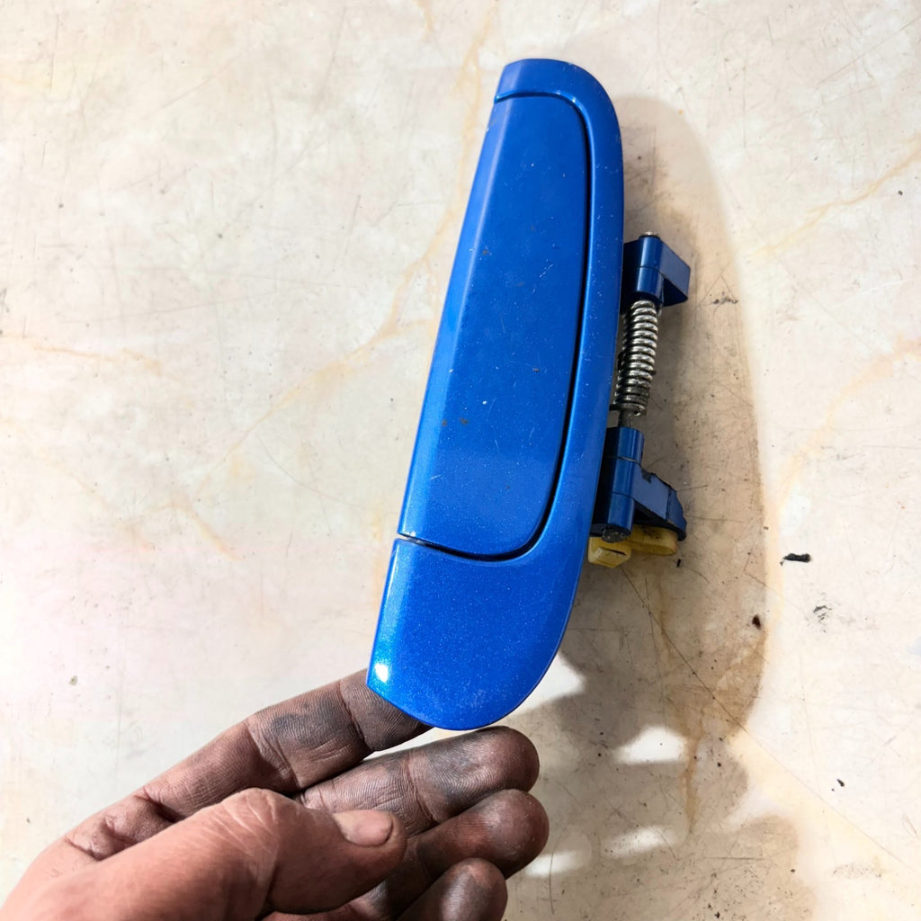 KIA PICANTO 2004-2011 EXTERNAL DOOR HANDLE REAR LEFT PASSENGERS SIDE in BLUE