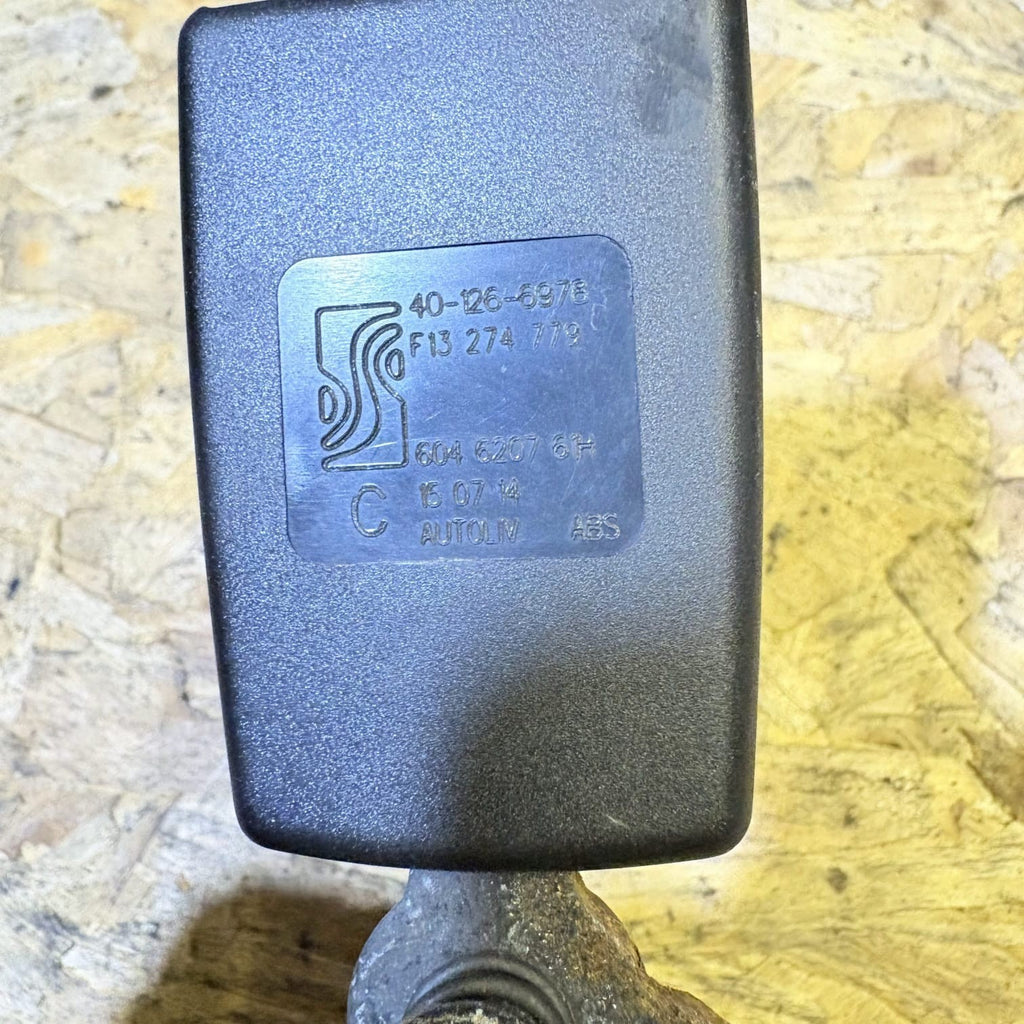 VAUXHALL CORSA D REAR MIDDLE CENTRE SEAT BELT BUCKLE STALK 2006-2014 401266978