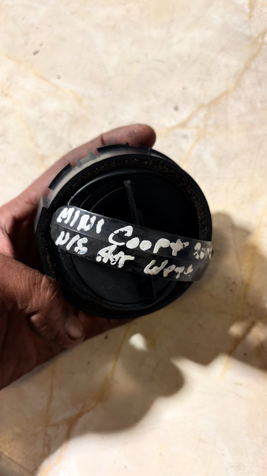 MINI COOPER 2011 NSF PASSENGER SIDE LEFT FRONT CENTER AIR VENT