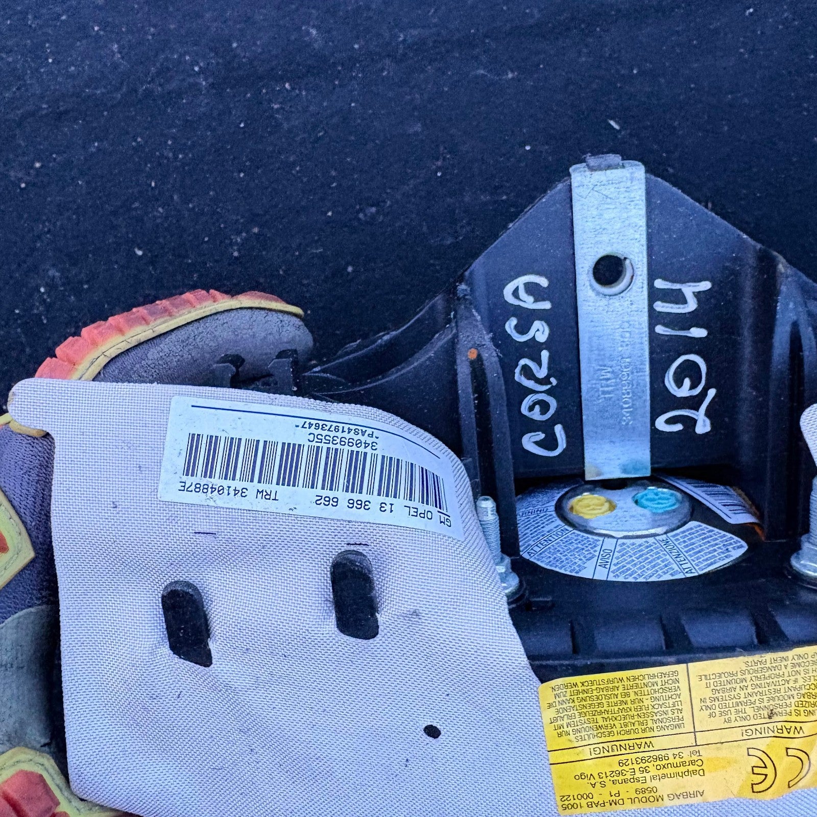 Vauxhall Corsa D Left Passenger Nearside Dash Air Bag 34099355C 2006-2014