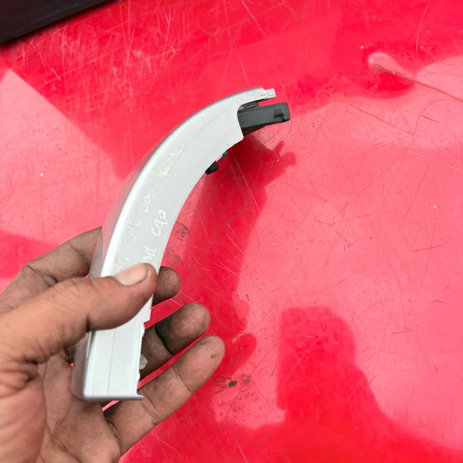 PEUGEOT 1007 NEARSIDE REAR SLIDING DOOR RAIL COVER TRIM (9649414780)