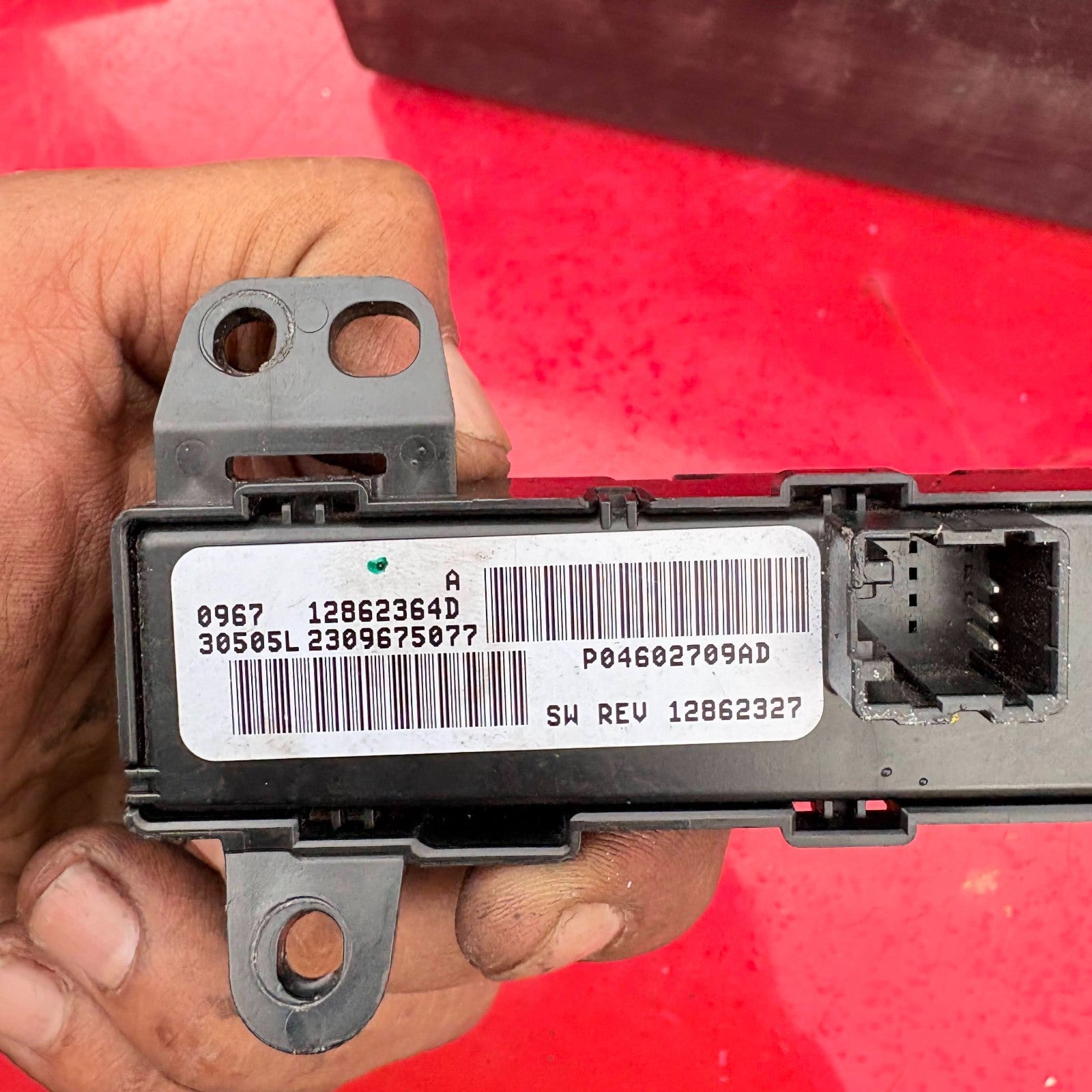 DODGE CALIBER INTERIOR HAZARD SWITCH BLACK P04602709AD 2008
