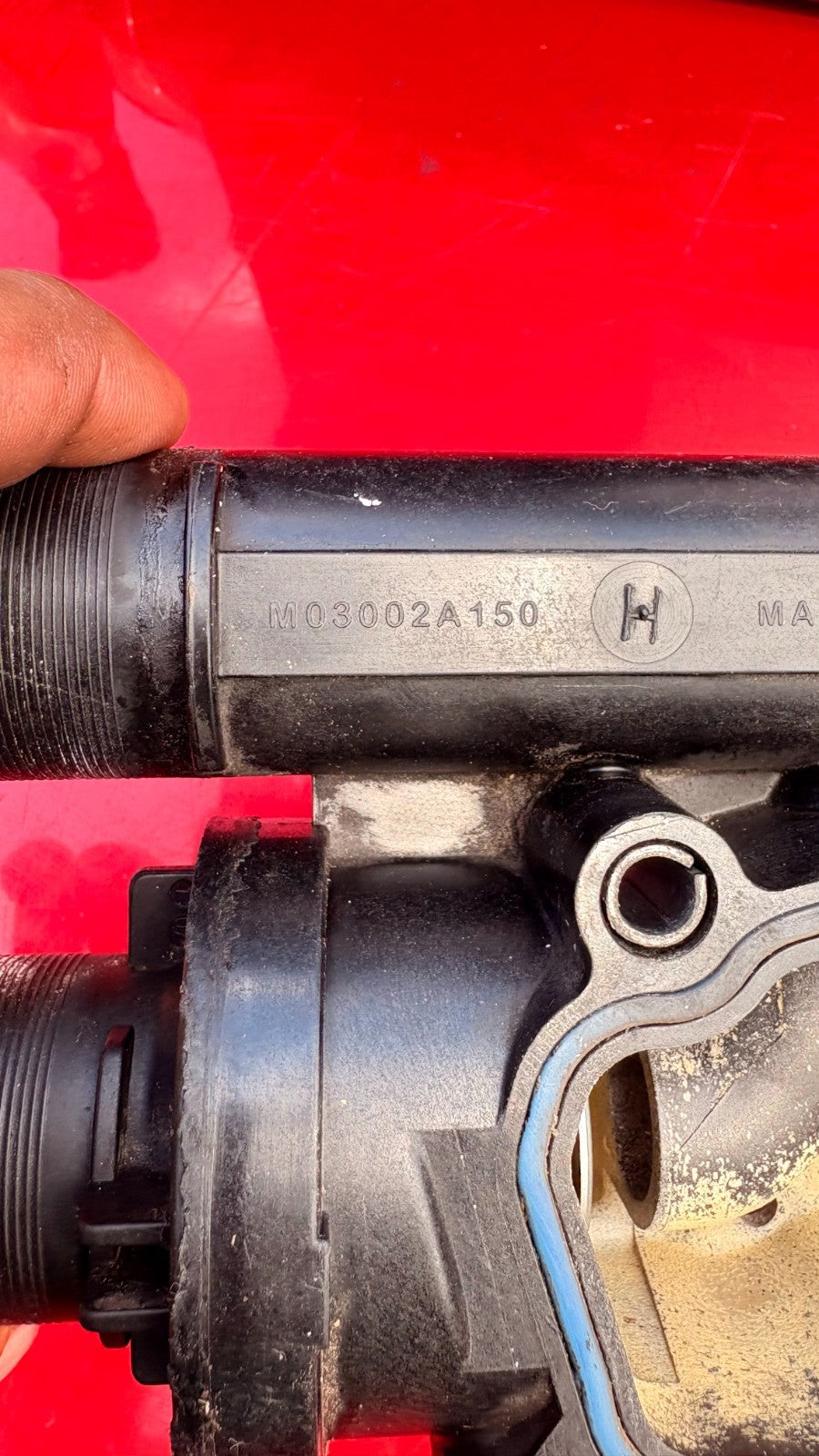 LAND ROVER FREELANDER 2.2 2007 COOLANT THERMOSTAT HOUSING 9657182080