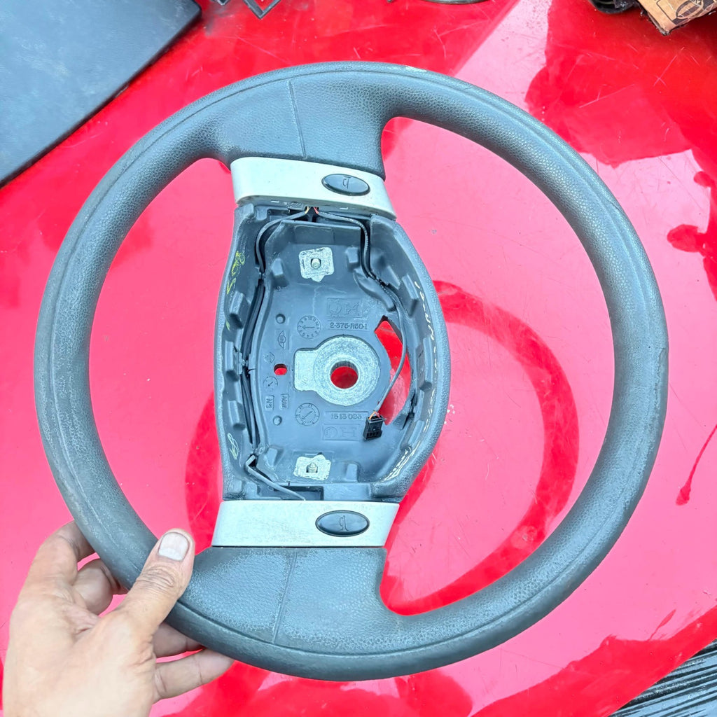 BMW MINI Cooper One R50 2001-2006 2 Spoke Steering Wheel Chrome Trim 1513083