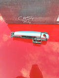 Vauxhall Corsa E Front right outer door handle PA6-GF30 plus door button 2007