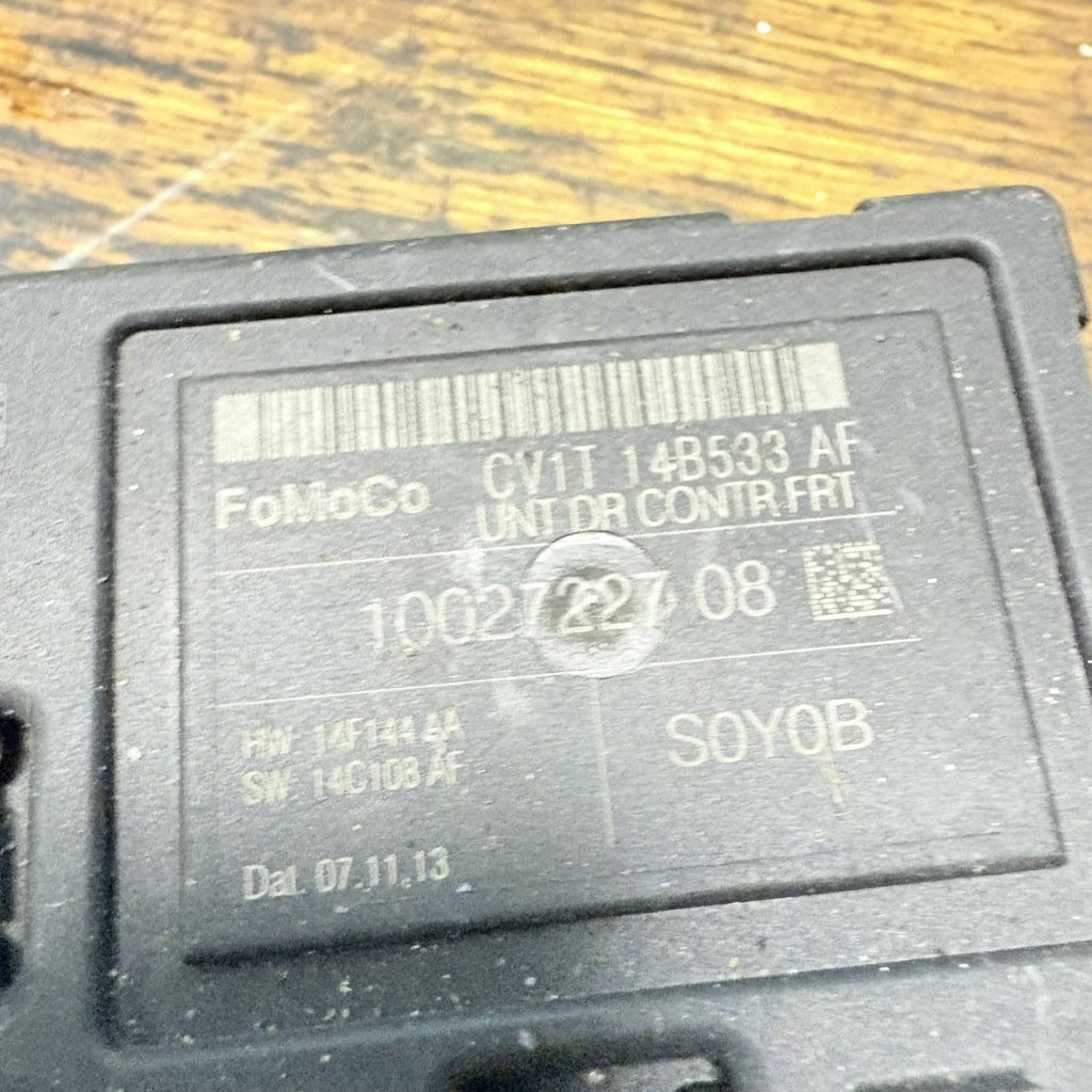 JAGUAR XF X250 ECU PASSENGER FRONT BH4214D620AA 2013 10057889 NSF