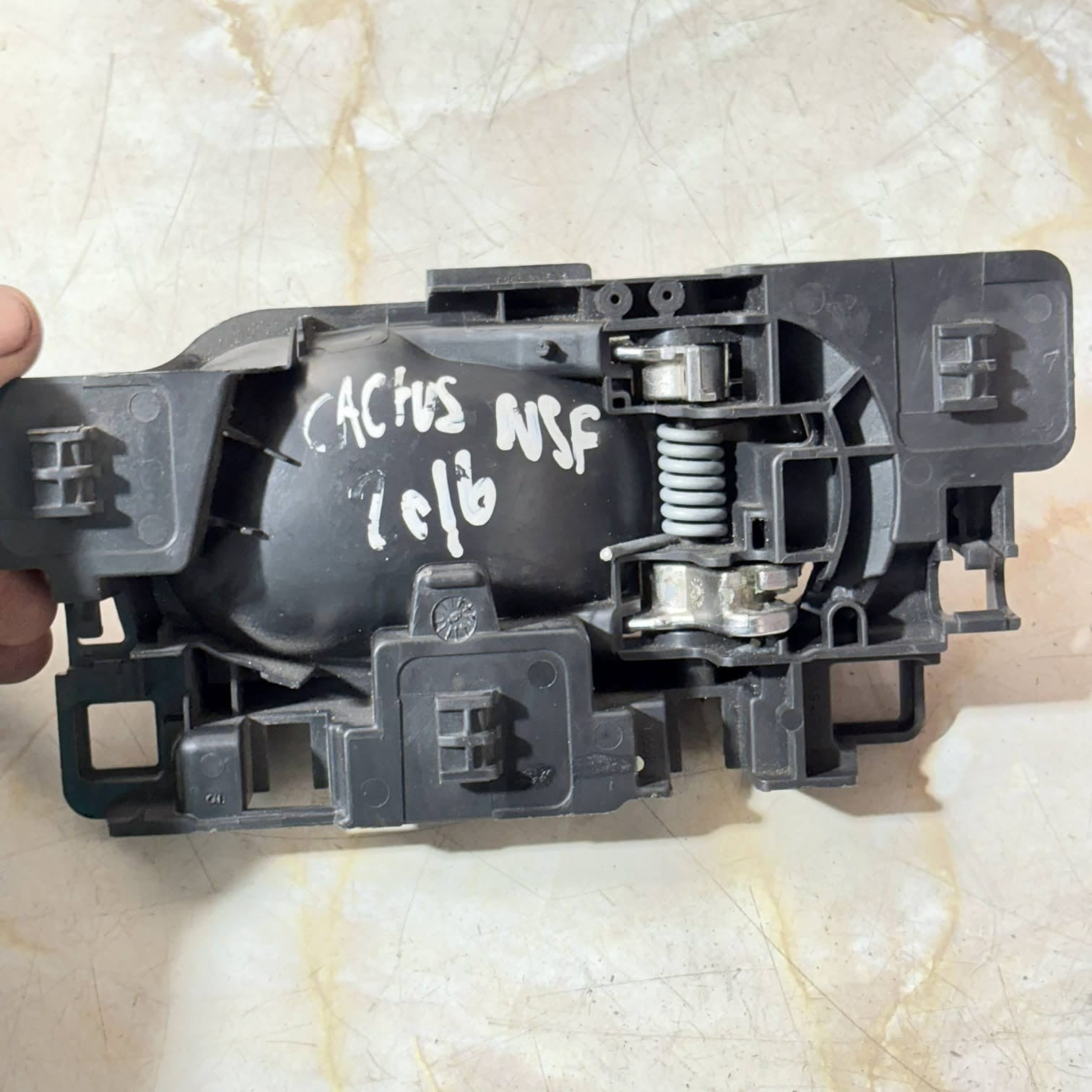 CITROEN C3 REAR DOOR INNER HANDLE 98012896VV PASSENGER SIDE (6K MILES!) 2016
