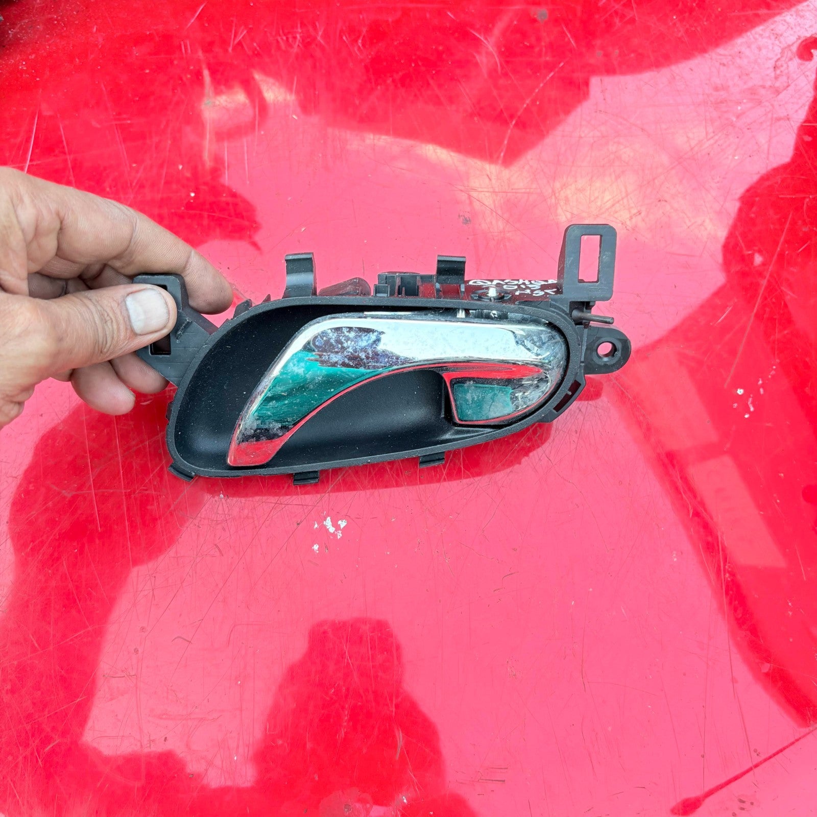 NISSAN QASHQAI 2015 INTERIOR DOOR HANDLE PASSENGER FRONT LEFT SIDE 80671-4EA0A