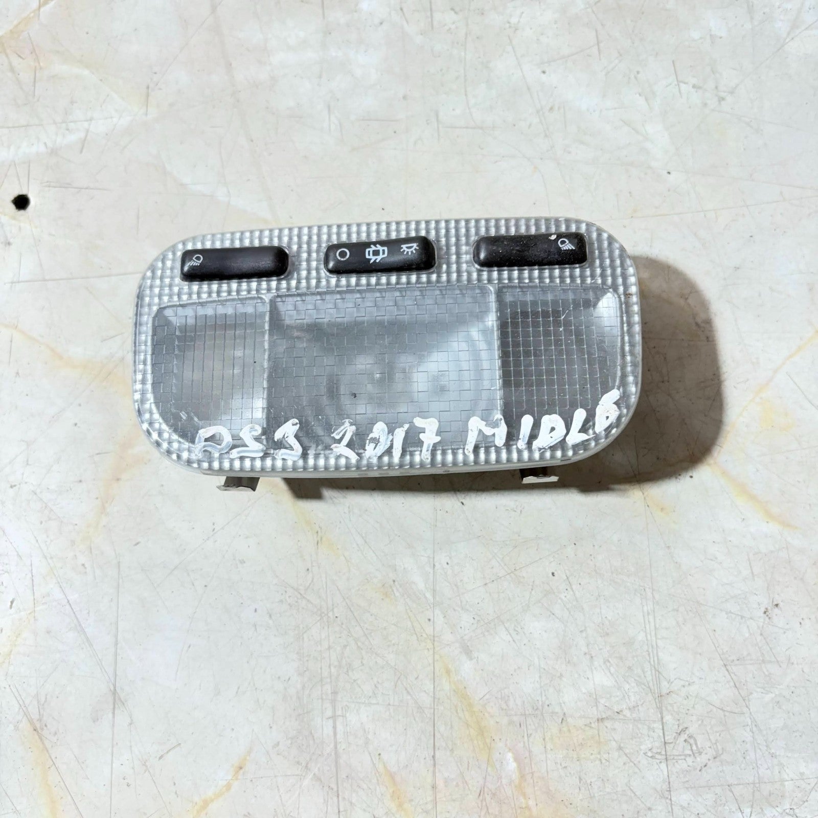 CITROEN DS3 INTERIOR LIGHT 9672570380 MAP READING SWITCH CONTROL ROOF 2017