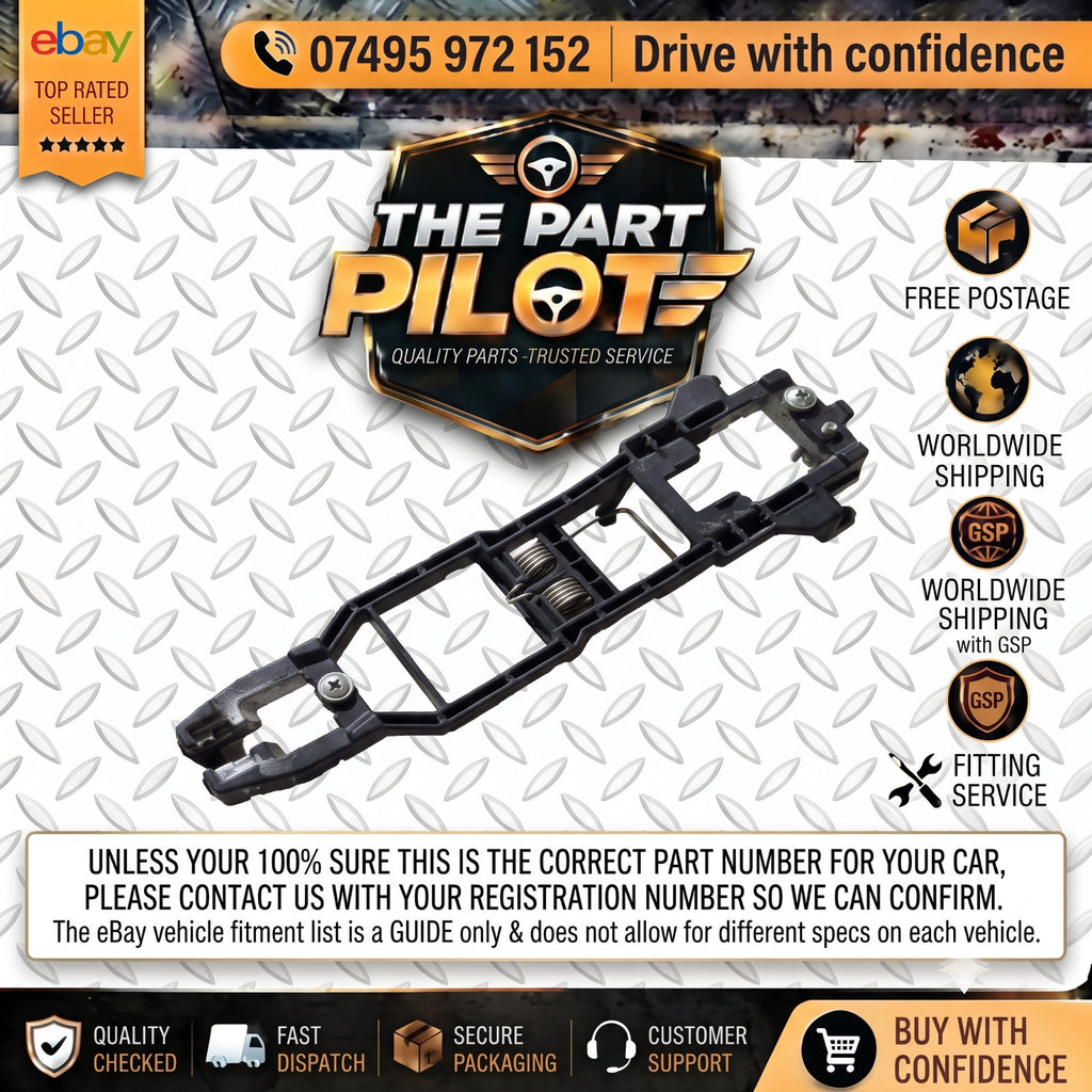 MERCEDES CLK 230K C208 W208 1997-2002 2DR LEFT EXTERIOR DOOR HANDLE CARRIER