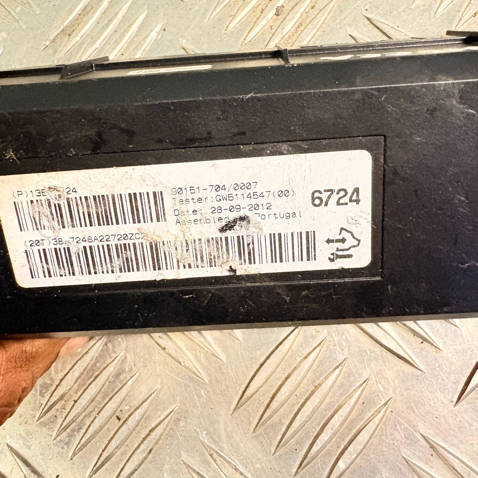 VAUXHALL OPEL MOKKA 2012 90151704 AIR CONDITIONING CONTROL MODULE