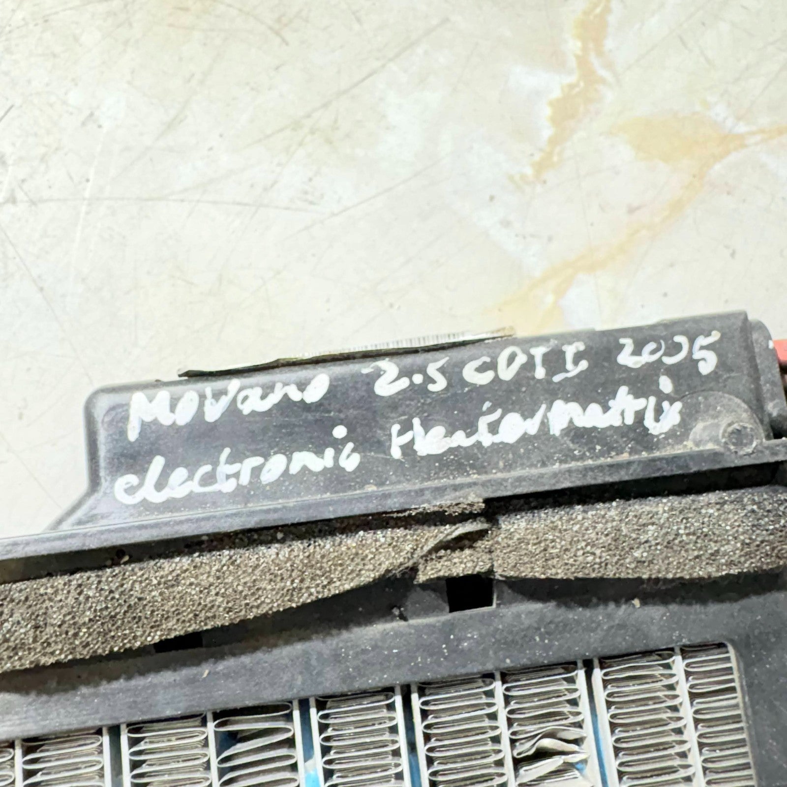 RENAULT MASTER MOVANO 2005 HEATER ELEMENT RADIATOR