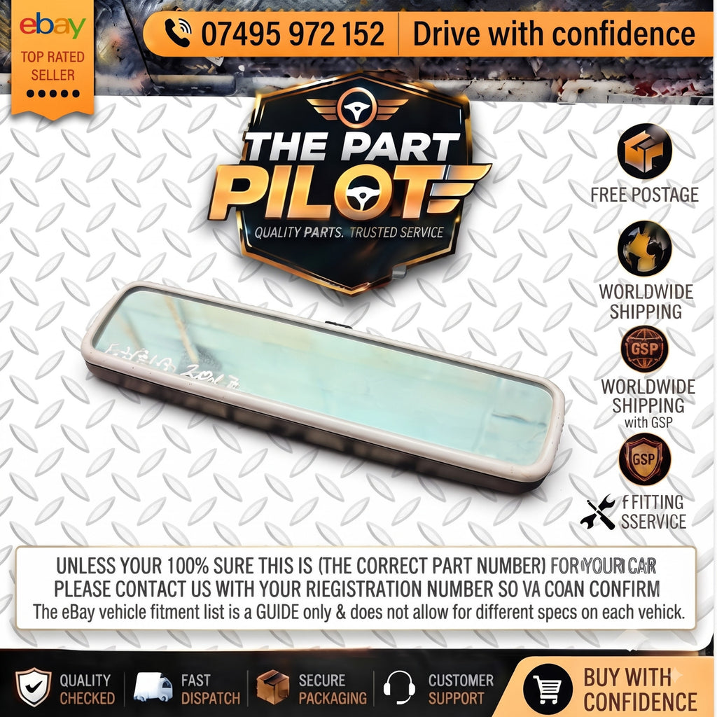 Skoda Fabia Mk3 NJ 2014-2022 Interior Rear View Mirror Manual A046767 E1021065