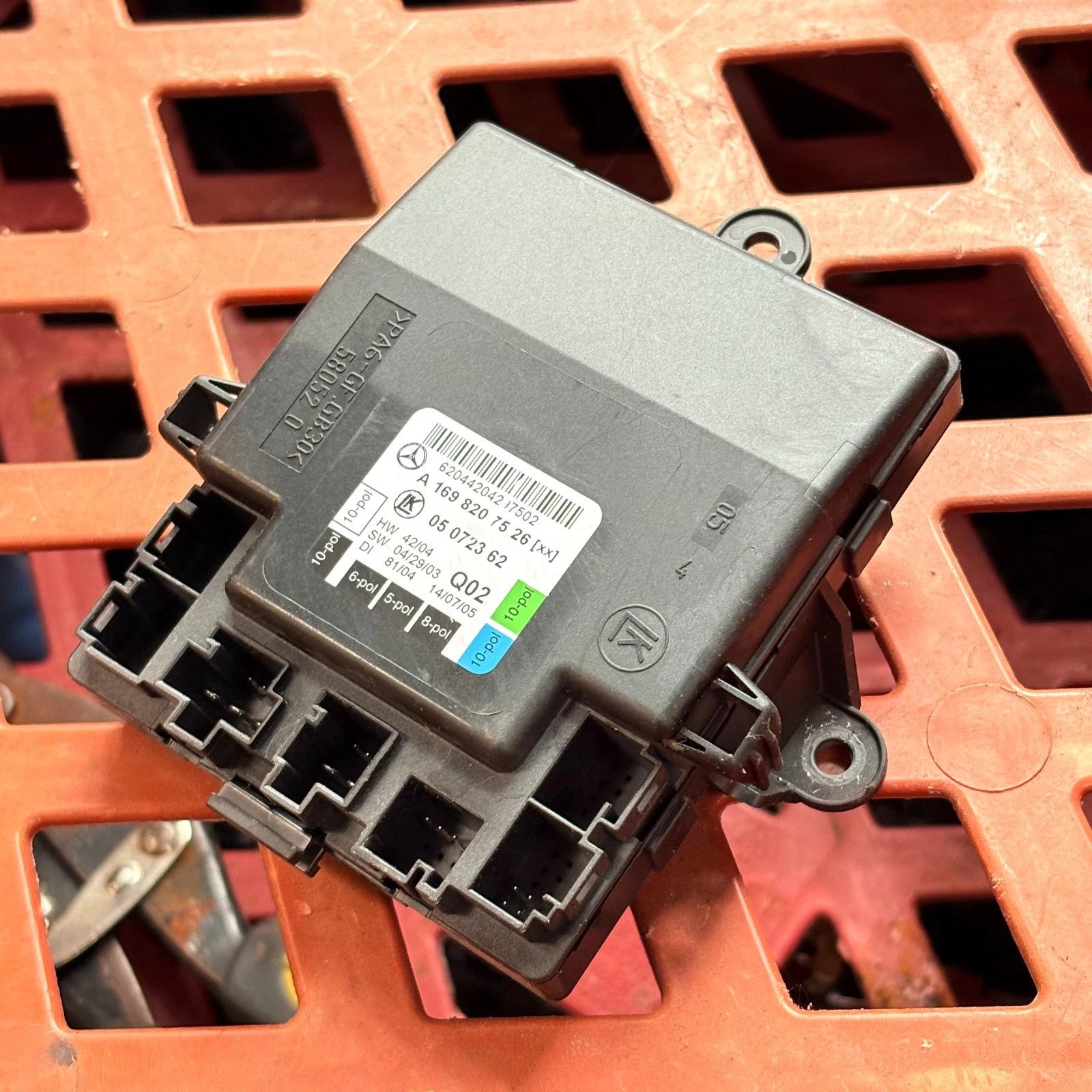 Mercedes A150 2005 Door Control Unit Left N/S Rear A1698207526