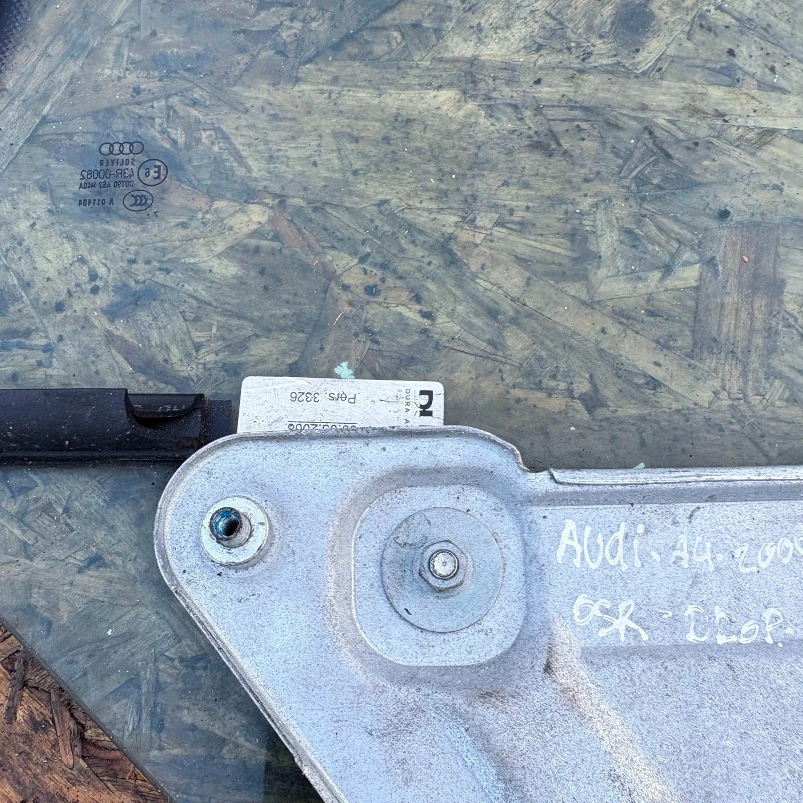 Audi A4 Rear Right Quarter Glass 2008