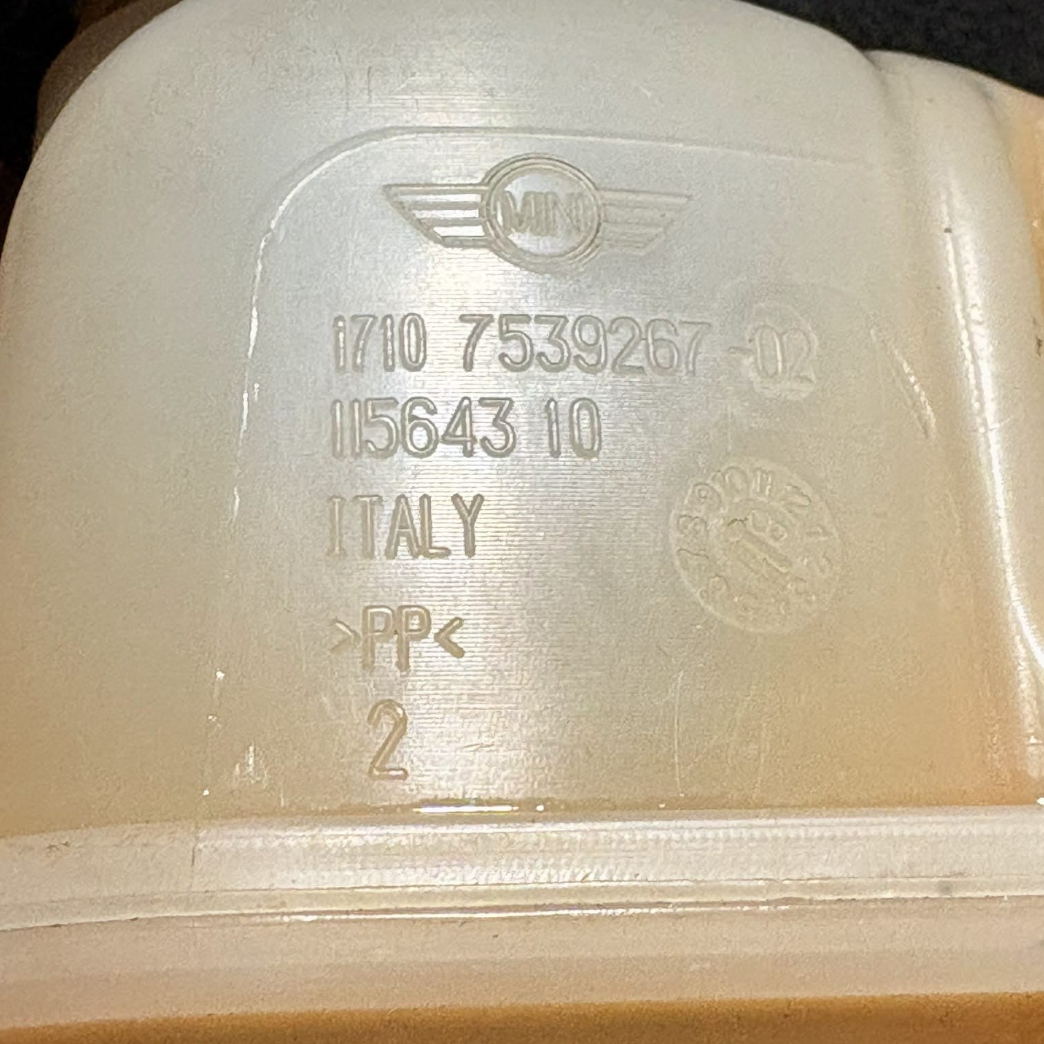 MINI COOPER MK2 R56 R55 2006-2014 WATER COOLANT EXPANSION TANK RESERVOIR