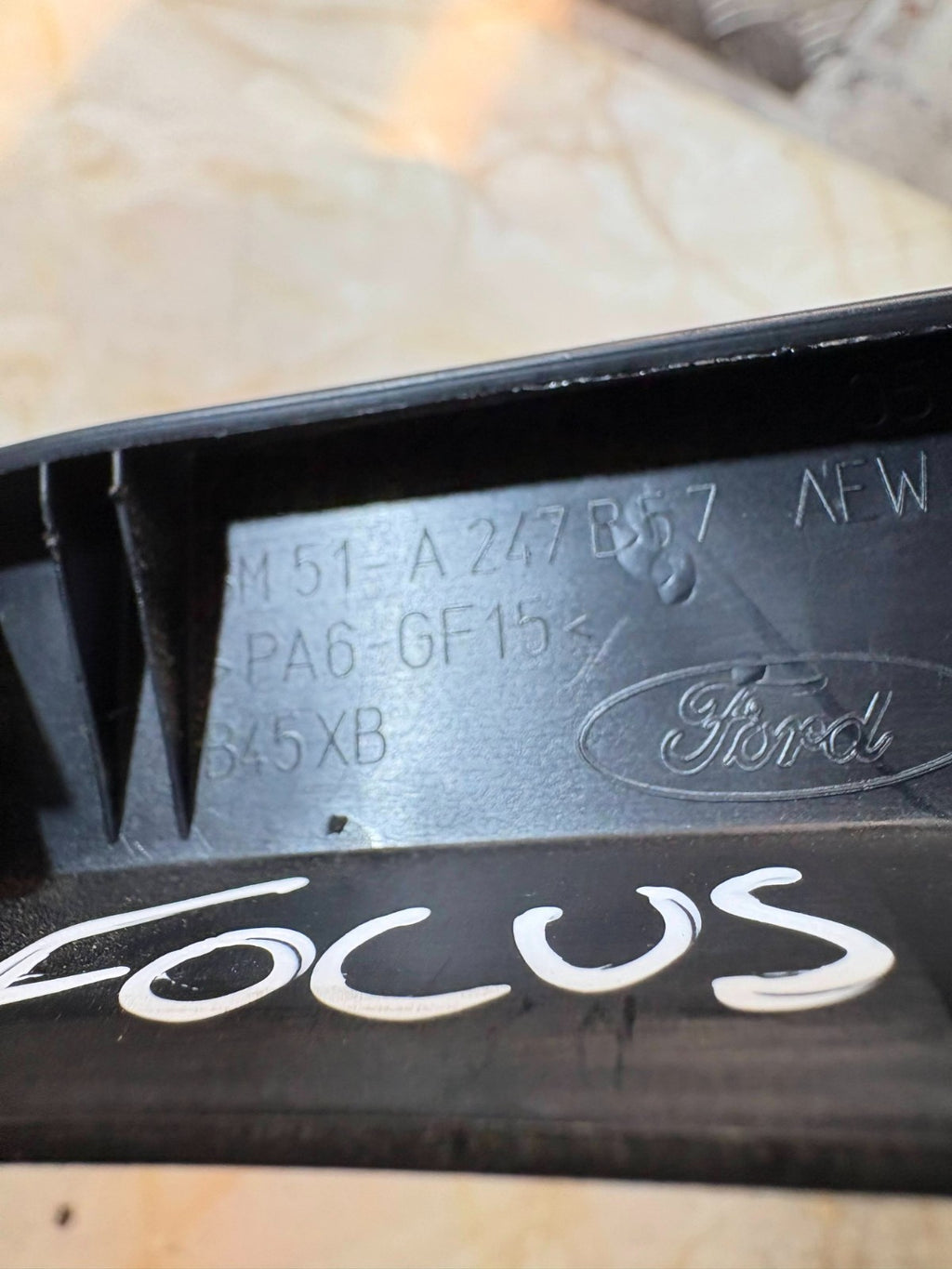 Ford Focus 2014 Rear Left Door Window Trim BM51-A247B57-AEW