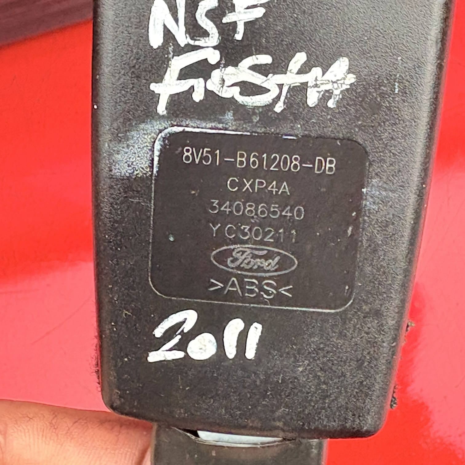 FORD FIESTA MK7 2008-2017 FRONT LEFT PASSENGER SEATBELT BUCKLE STALK 34086540