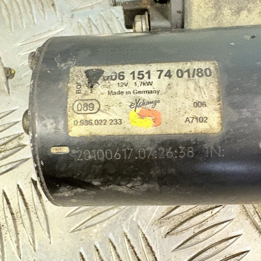 Mercedes E Class W211 E200 E220 CDI Starter Motor 2003-2009 0061517401 Bosch