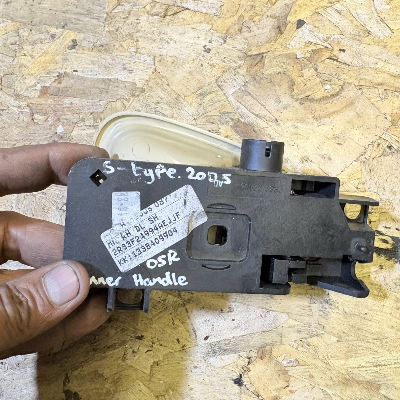 2005 Jaguar S Type X200 Driver Rear Inner Opening Handle 2R83F24994 OSR