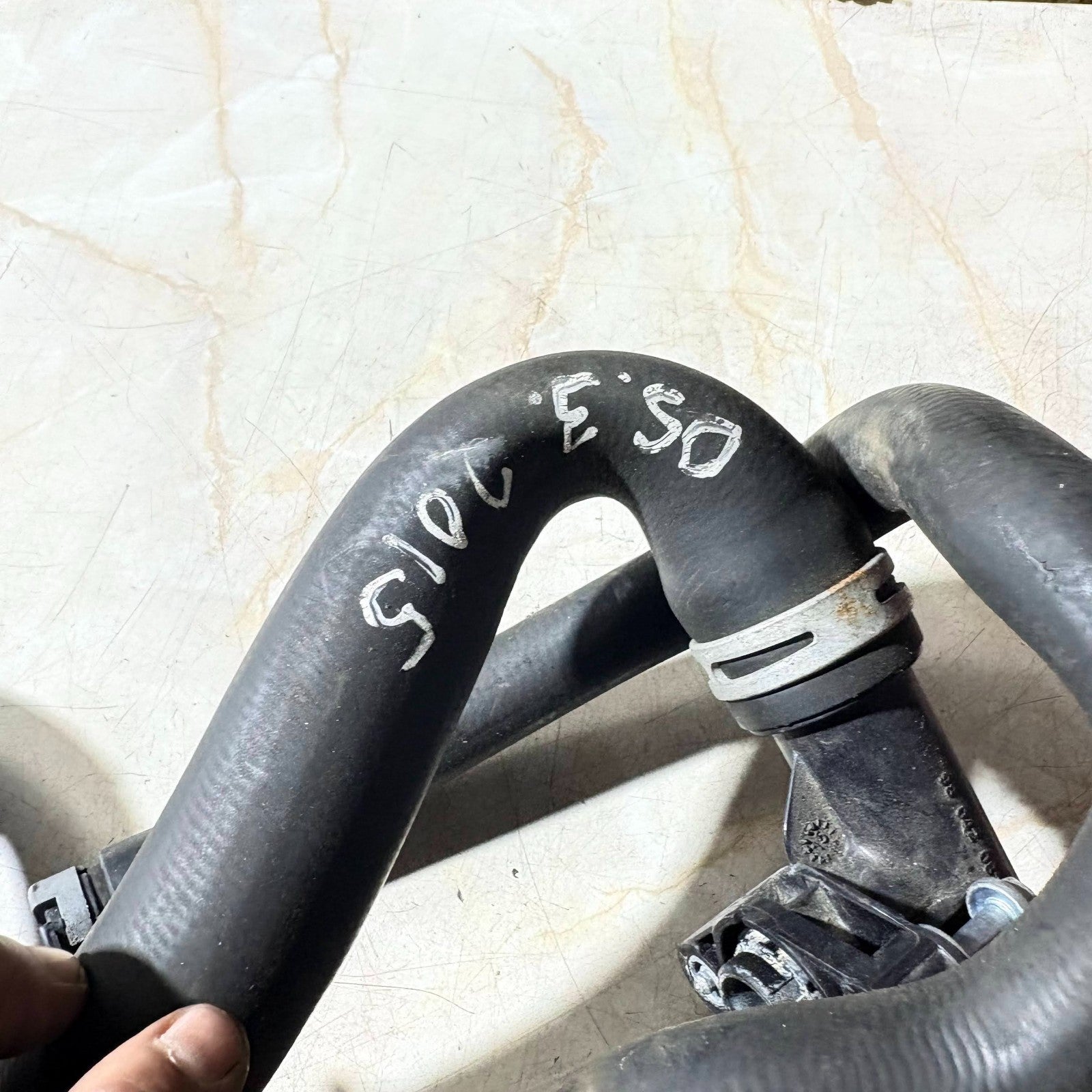 CITROEN DS3 2015 RADIATOR WATER COOLANT HOSE PIPES