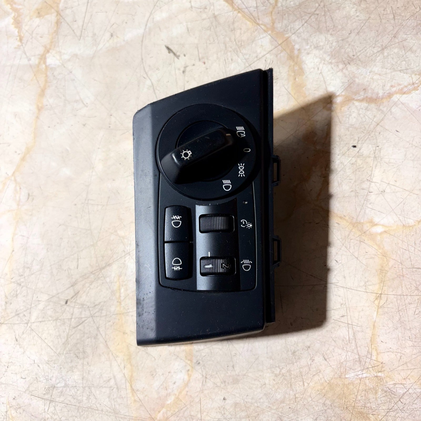 BMW X3 2006 Headlight Fog Adjustment Switches Black 3 420 282