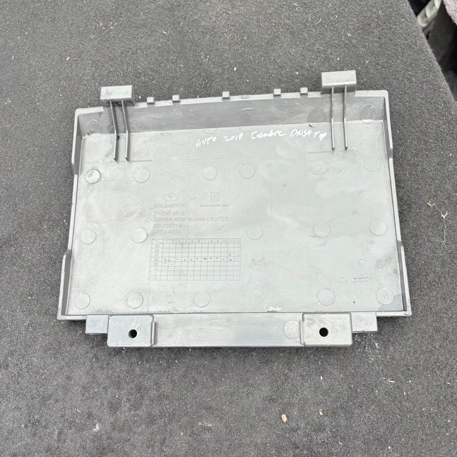 Chevrolet Aveo Interior Cover Trim Panel 2008-2011 96475831