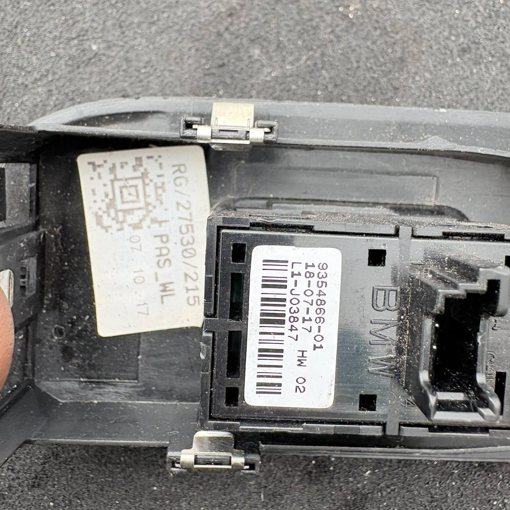 MINI Cooper F56 Single Door Window Switch 07/2015-02/2024 9354866 61319354866