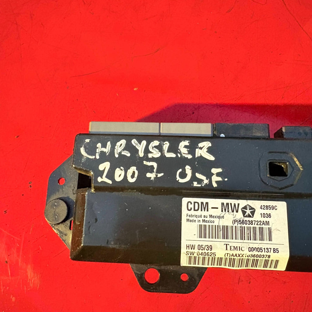 Chrysler 2007 Door Control Module Front Right 56038722AM
