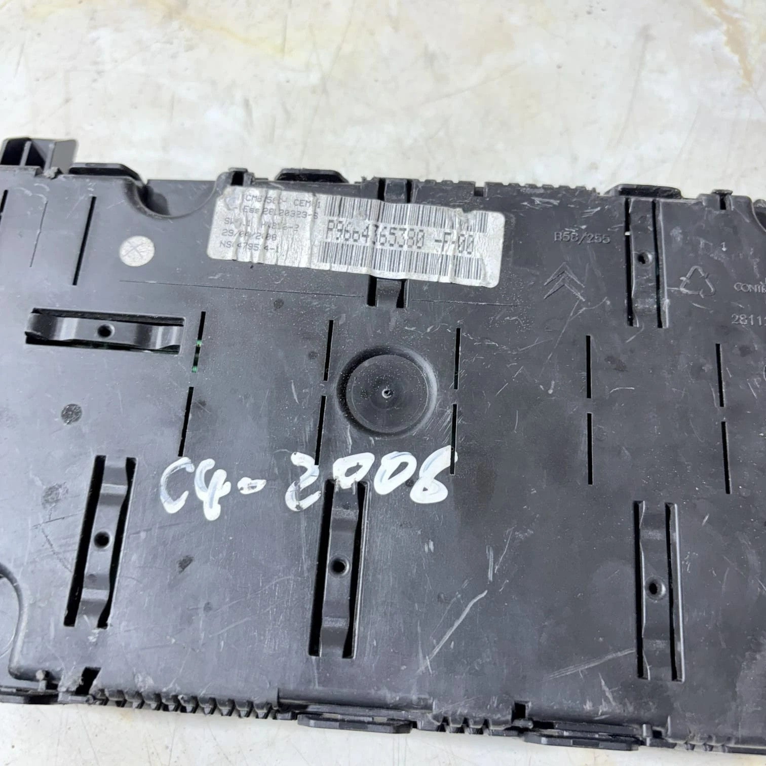 P9664365380F00 156334 dashboard for CITROEN C4 PICASSO EXCLUSIVE 2008