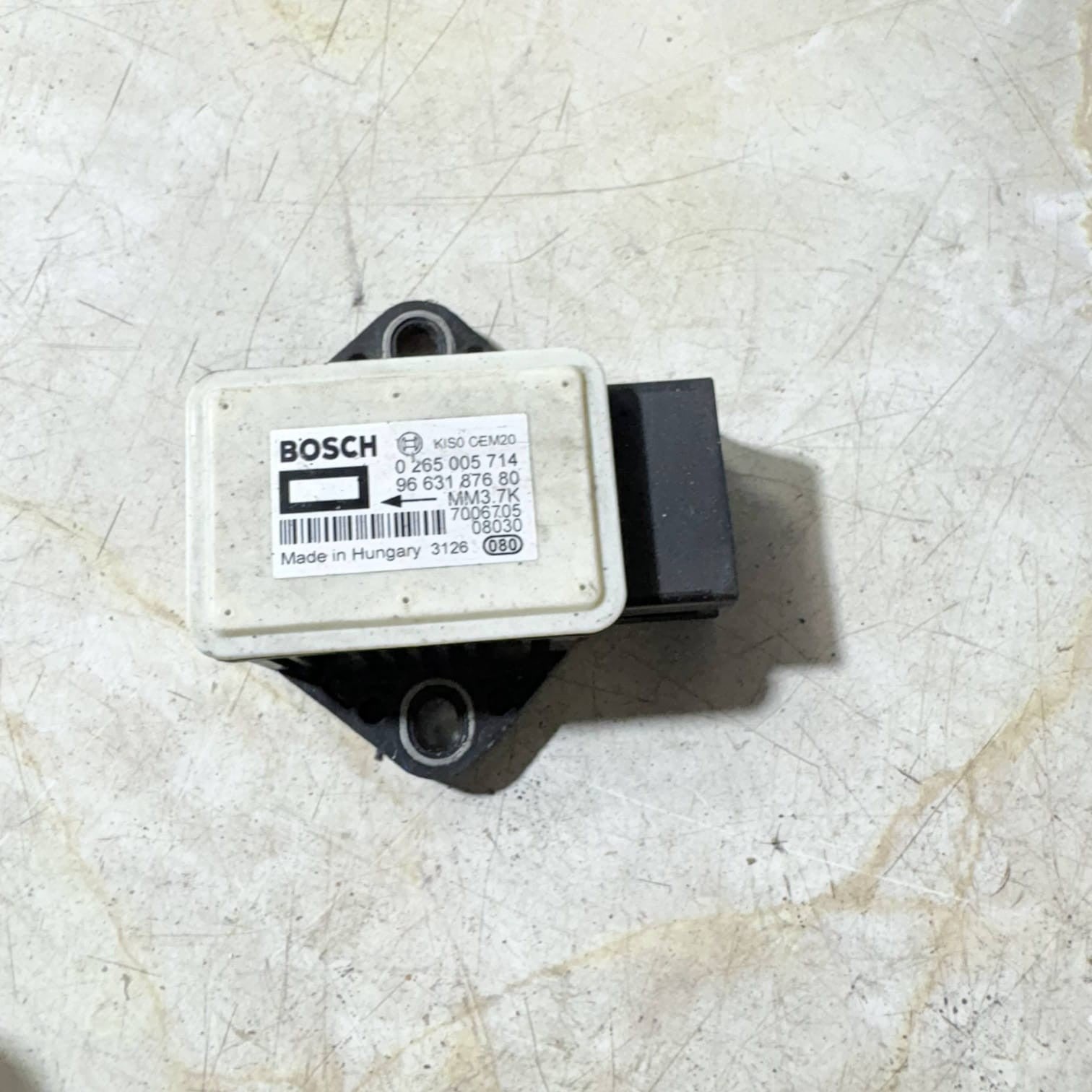 PEUGEOT 308 MK1 1.6 PETROL YAW RATE SENSOR 0265005714